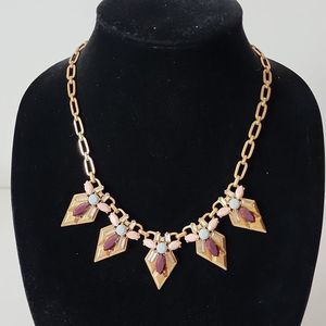 Pretty J Crew Art Deco Statement Necklace